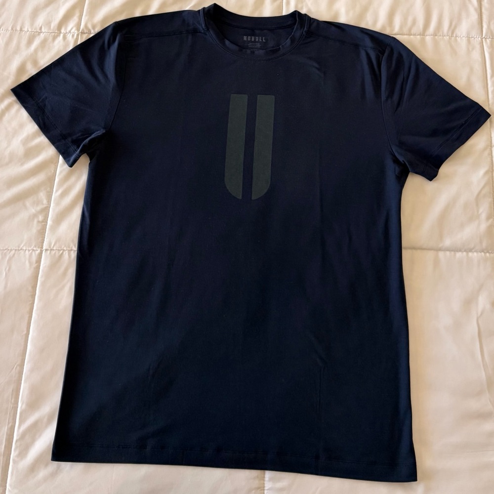 NOBULL Men's Navy Short Sleeve Tee